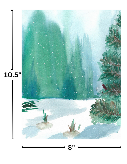 "Winter" by Crafting Journey Decorative Diamond Painting Release Papers
