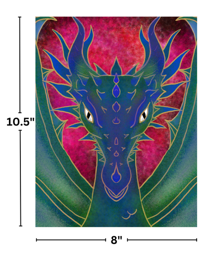 "Surrialian The Dragon (Scarlet)" by Kaleena Kollmeier Decorative Diamond Painting Release Papers