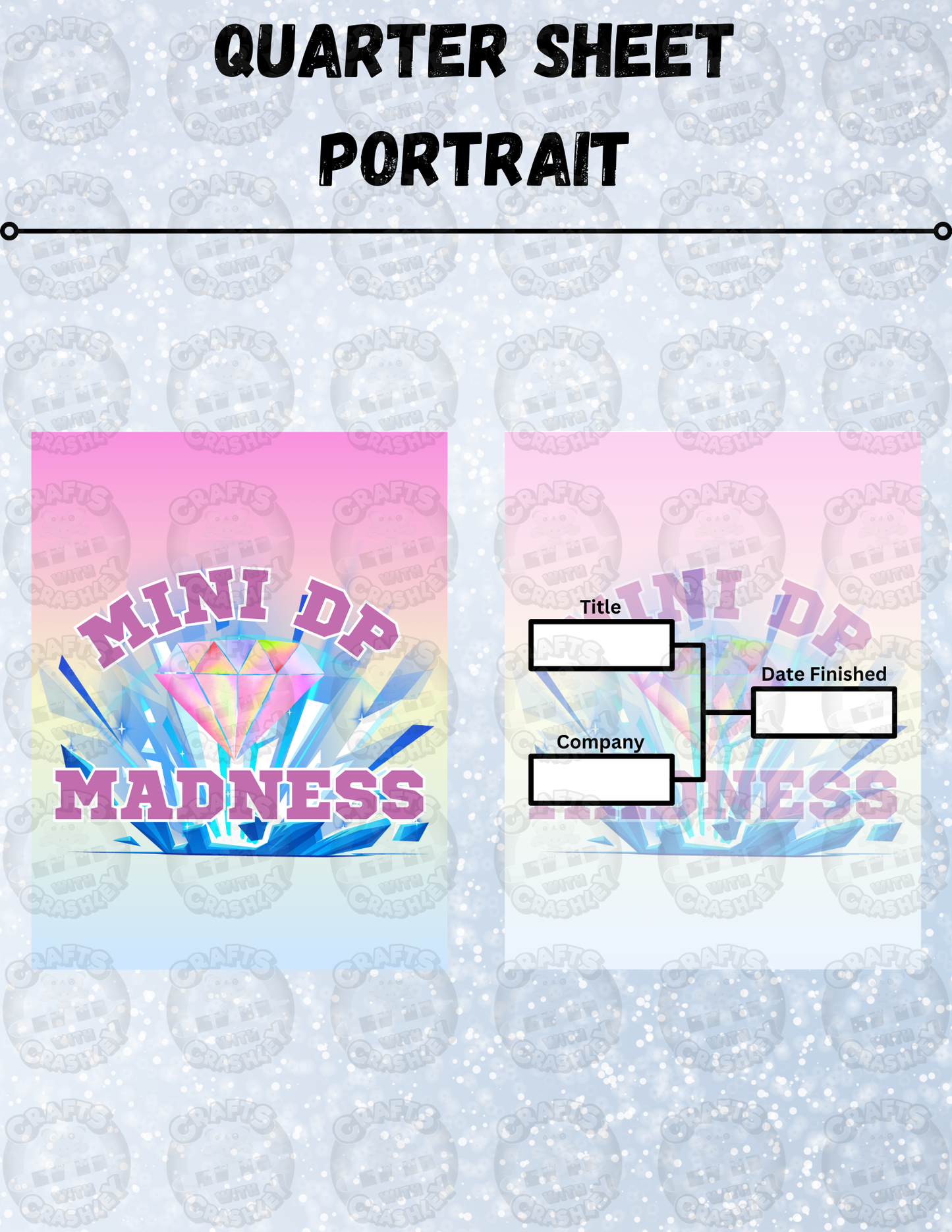 "Mini DP Madness" Decorative Diamond Painting Release Papers