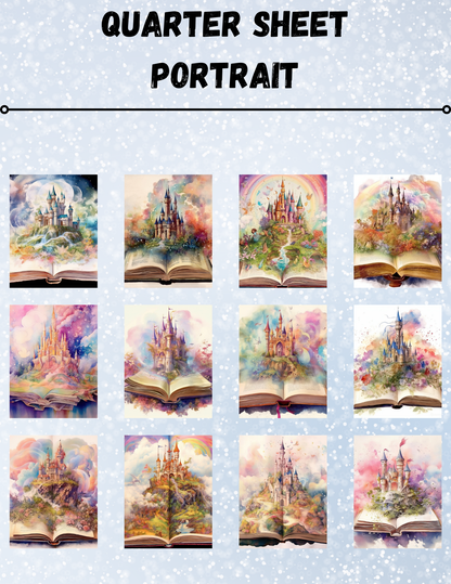 "A Storybook Fairytale" Decorative Diamond Painting Release Paper