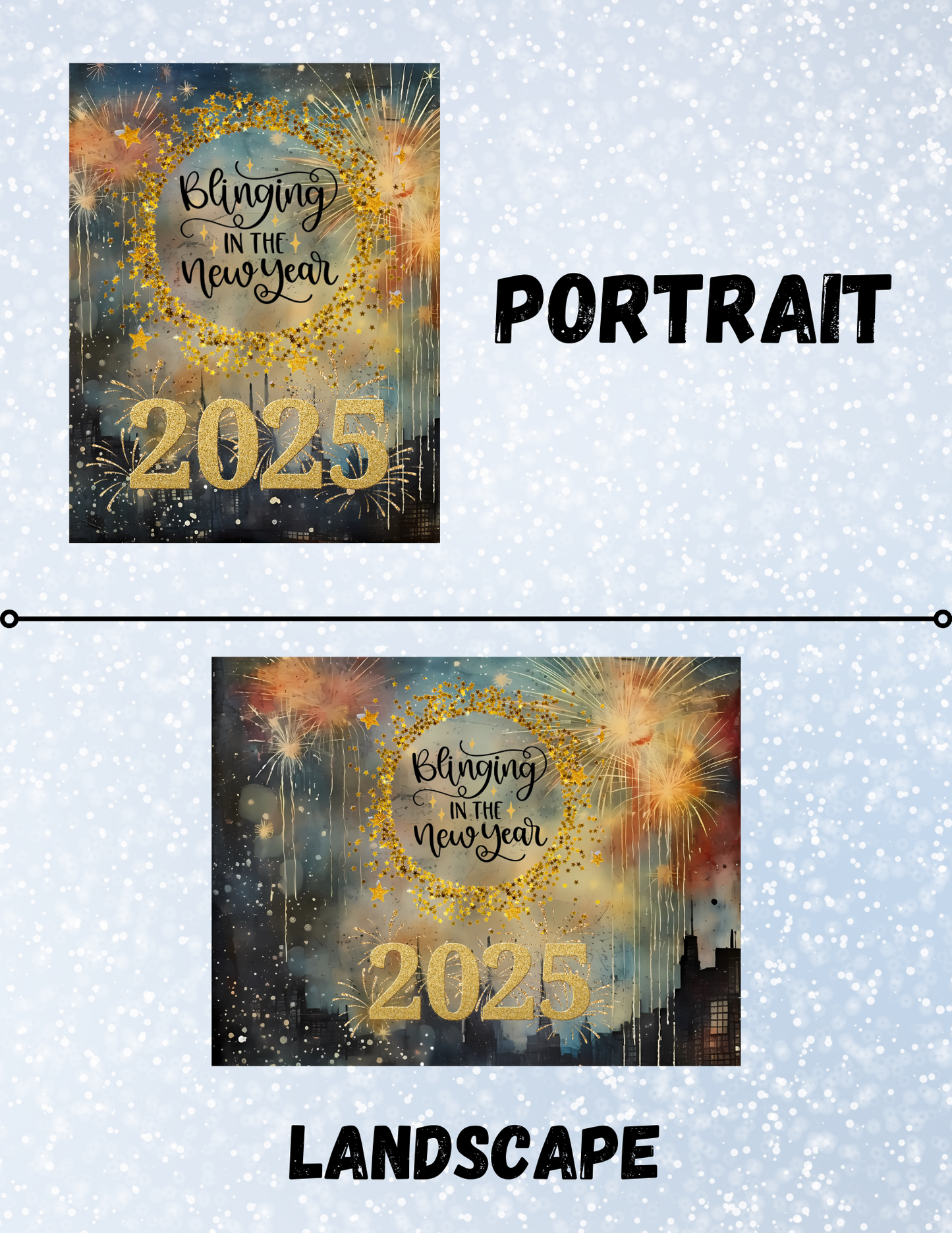 "#BlingingInTheNewYear2025" Decorative Diamond Painting Release Papers