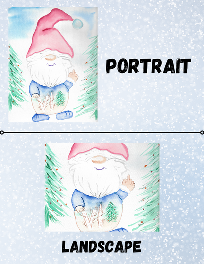 "Jolly Gnome" By Crafting and Crime Daily Decorative Diamond Painting Release Papers