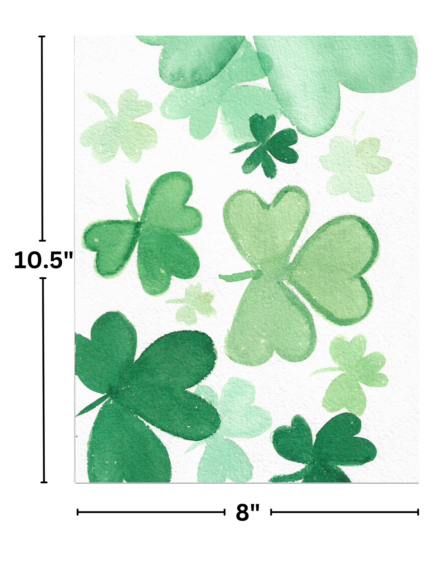 "Watercolor Clovers" by Crafting Journey Decorative Diamond Painting Release Papers