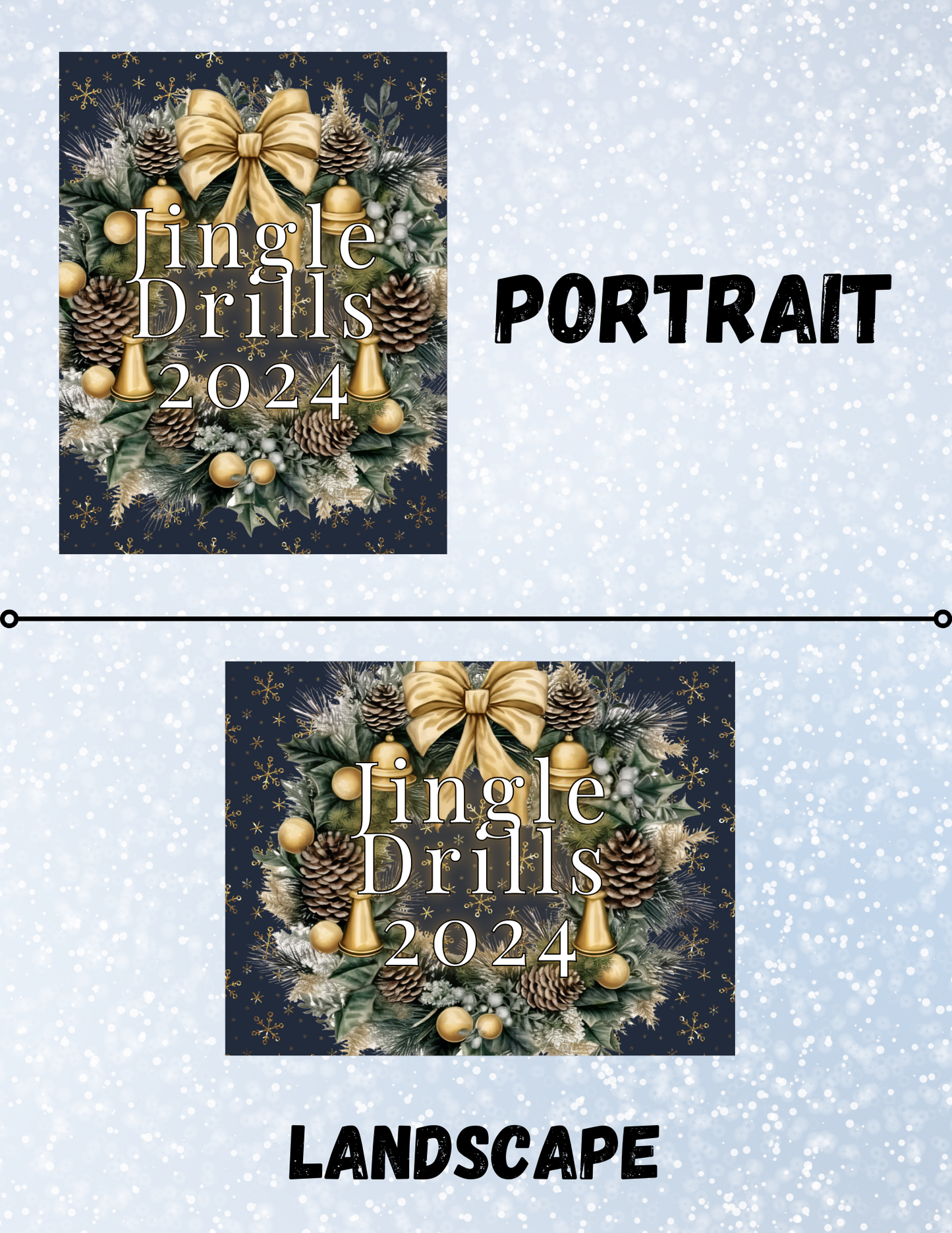 "Jingle Drills 2024" Decorative Diamond Painting Release Papers