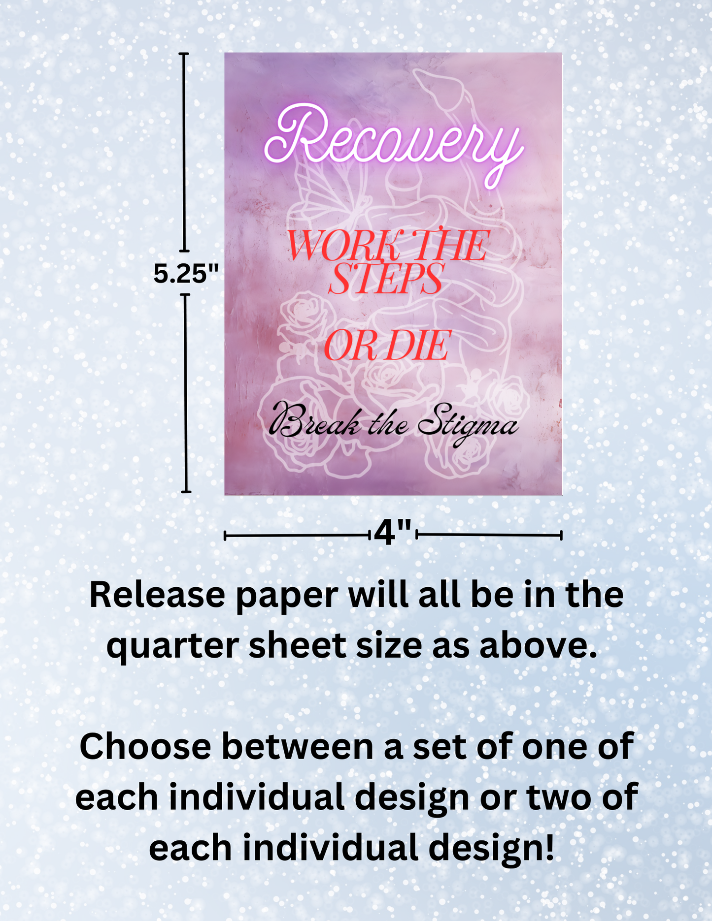 "Recovery" Premium Diamond Painting Release Papers