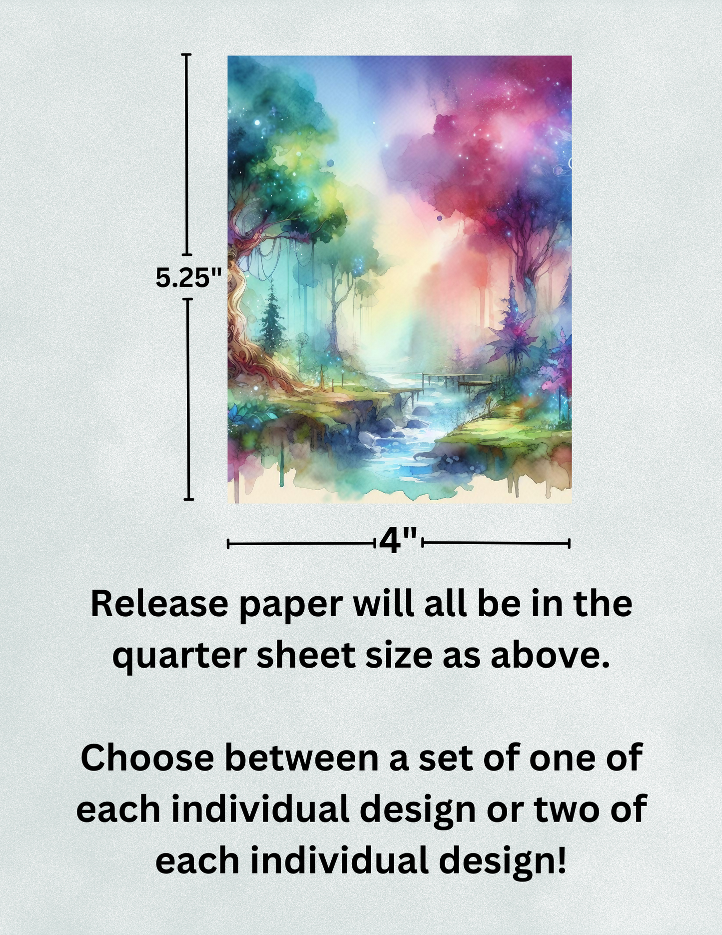 "Enchanted Forest" Premium Diamond Painting Release Papers