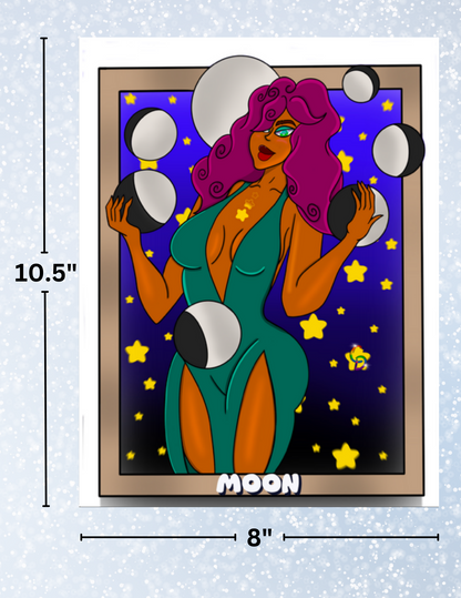 "Moon" by Mrs Coffee Decorative Diamond Painting Release Papers