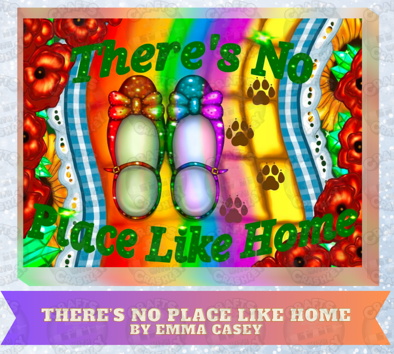 "There's No Place Like Home" by Emma Casey Decorative Diamond Painting Release Papers