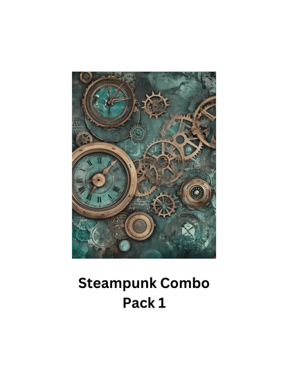 Steampunk Build Your Own Pack Premium Decorative Release Papers