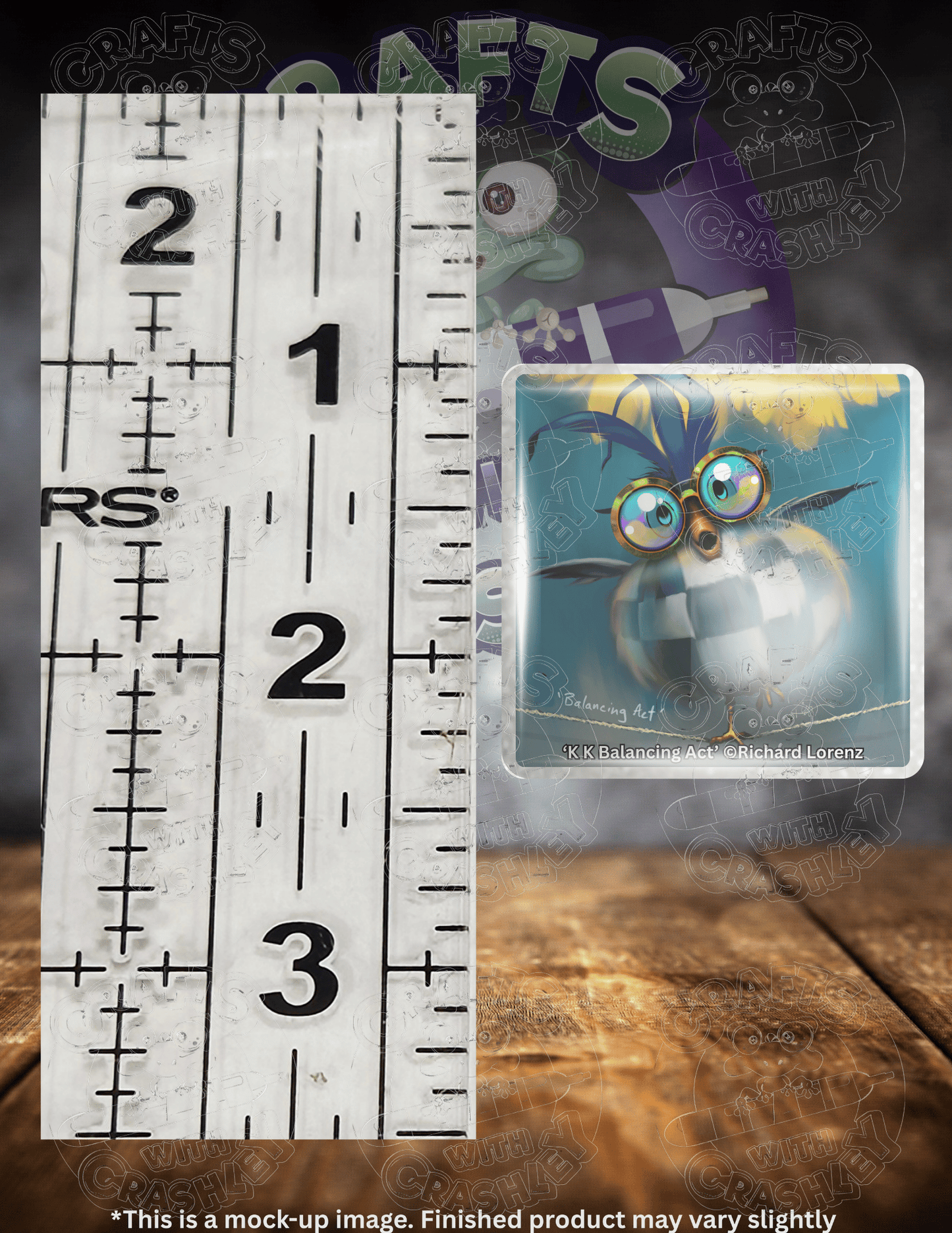 "K K Balancing Act" by ©Richard Lorenz Premium Accessories for Diamond Painting