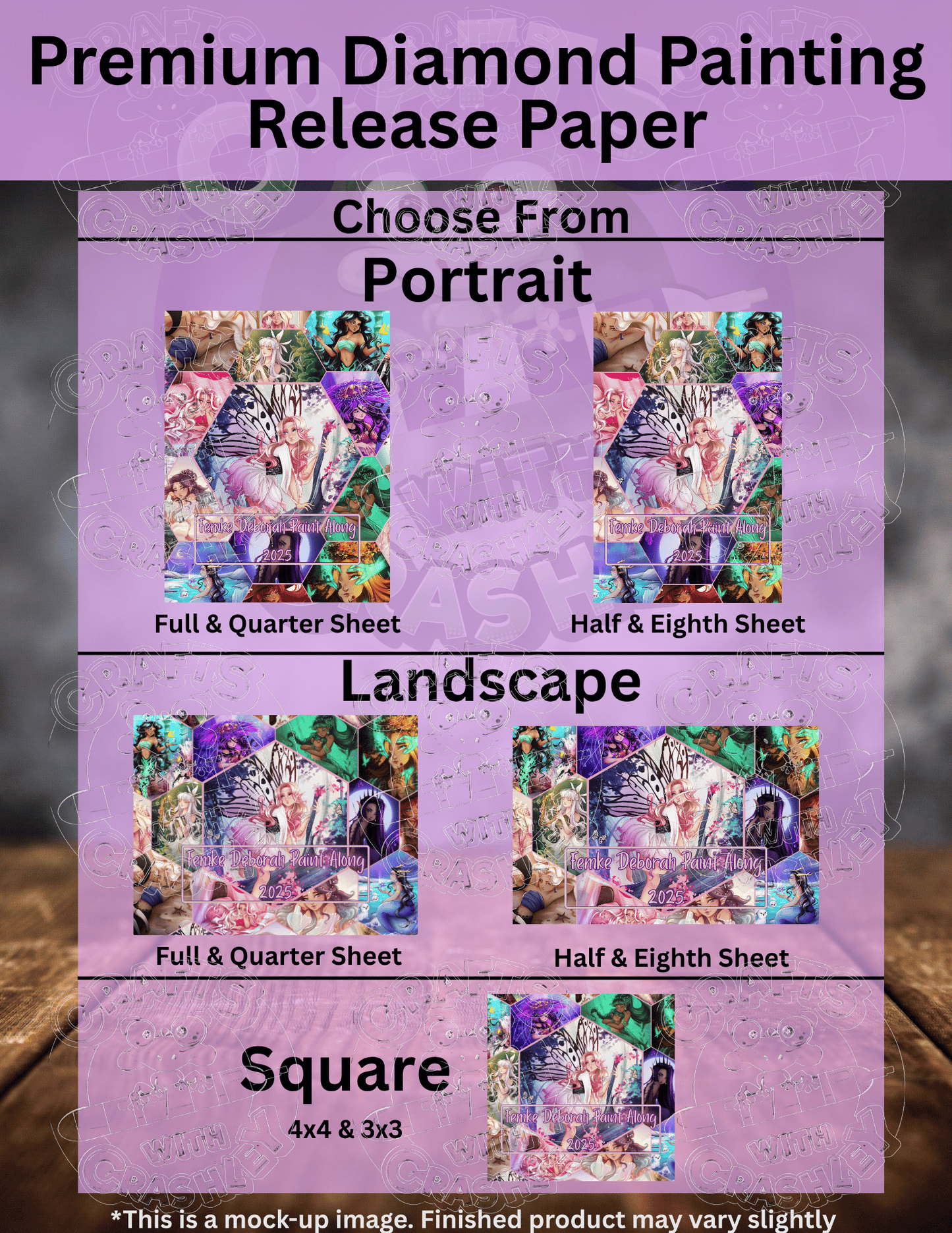 "Femke Deborah Paint Along 2025" by ©Femke Deborah Premium Accessories for Diamond Painting