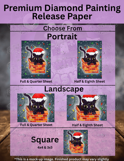 "Santa Kitty" by ©Kaleena Kollmeier Premium Accessories for Diamond Painting