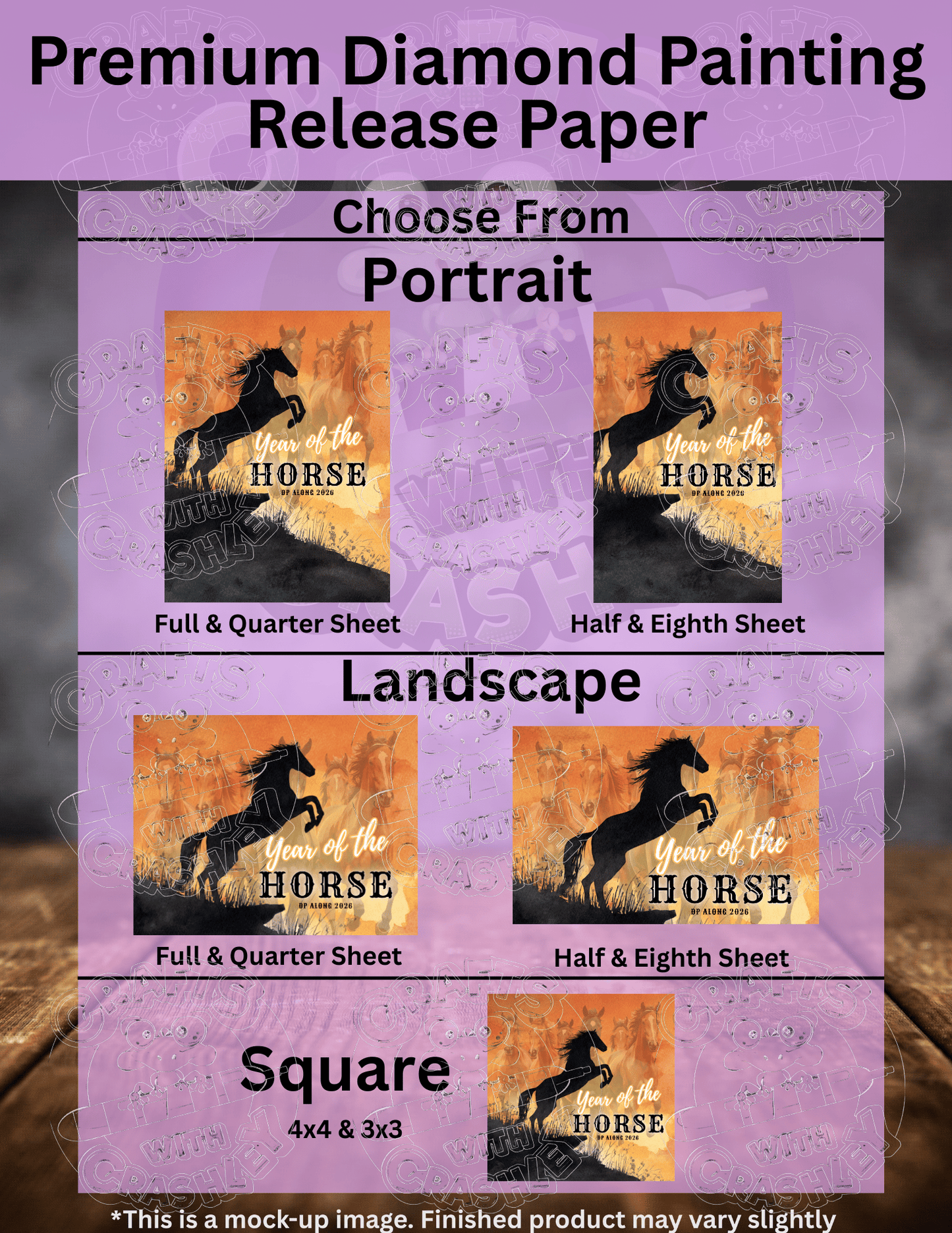 "Year of the Horse" Premium Accessories for Diamond Painting