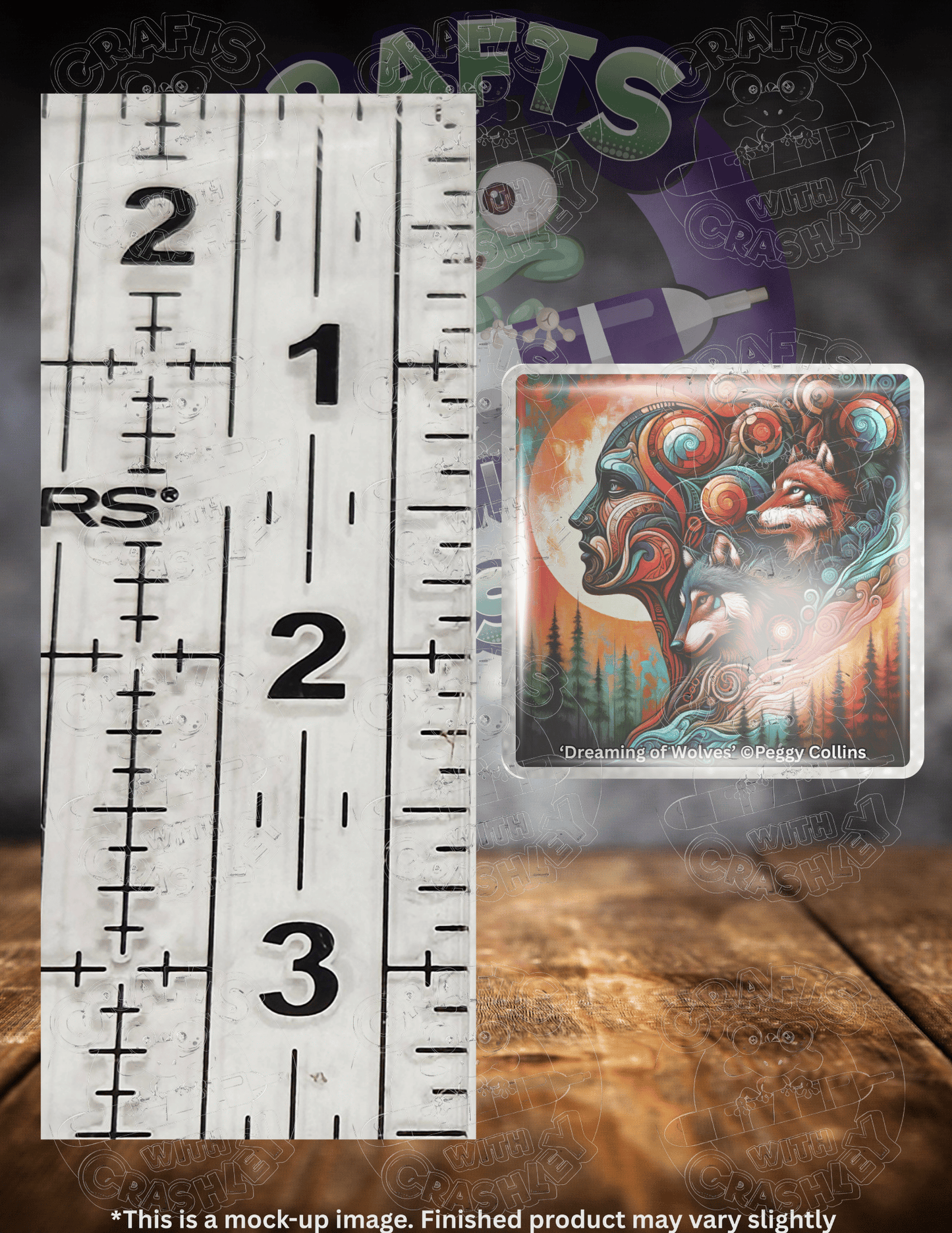 "Dreaming of Wolves" by ©Peggy Collins Premium Accessories for Diamond Painting