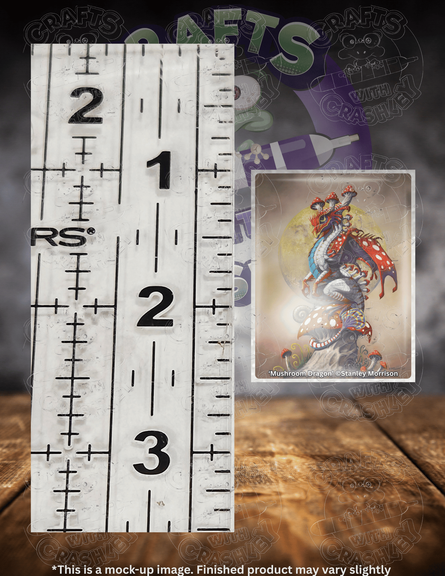 "Mushroom Dragon" by ©Stanley Morrison Premium Accessories for Diamond Painting