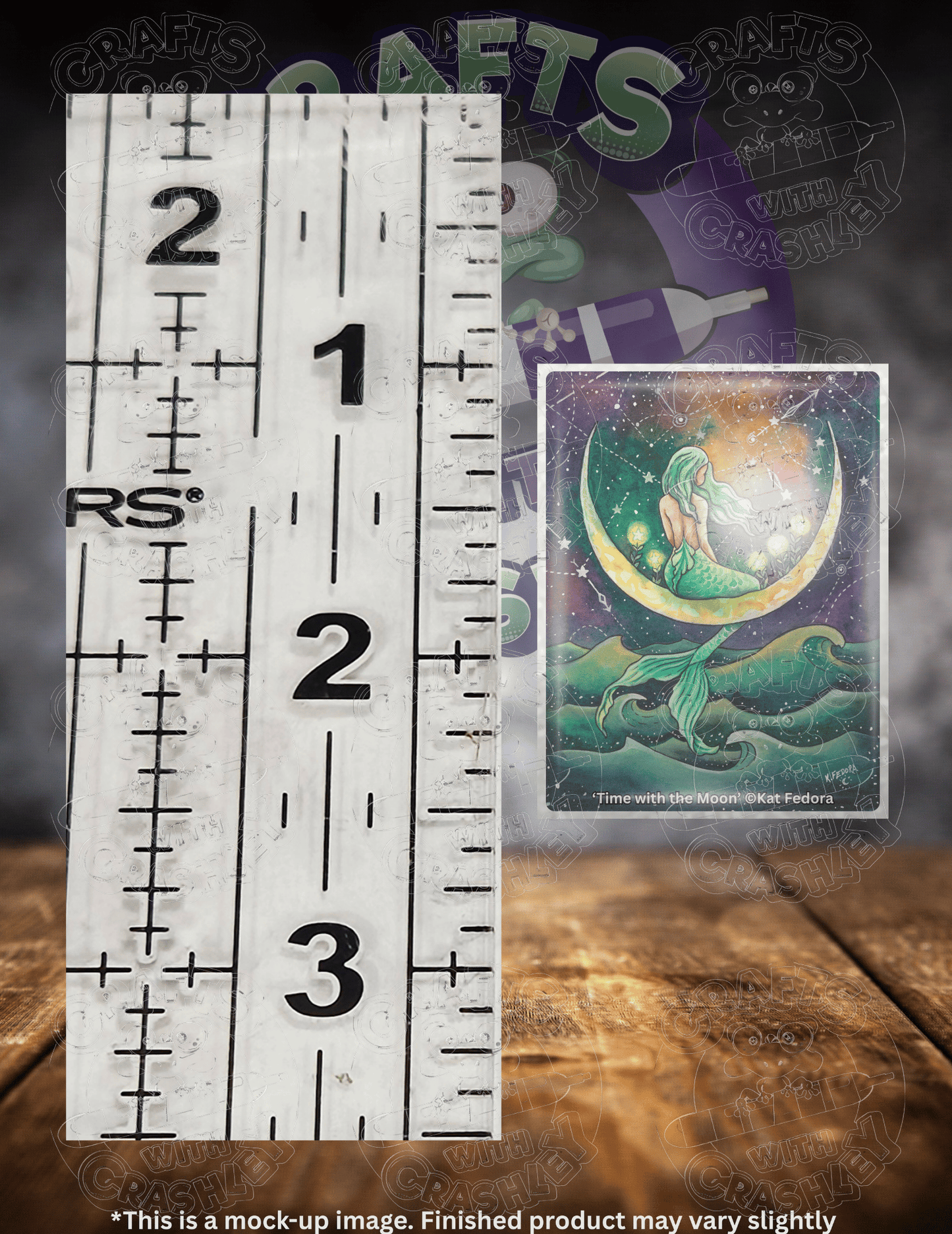 "Time with the Moon" by ©Kat Fedora Premium Accessories for Diamond Painting