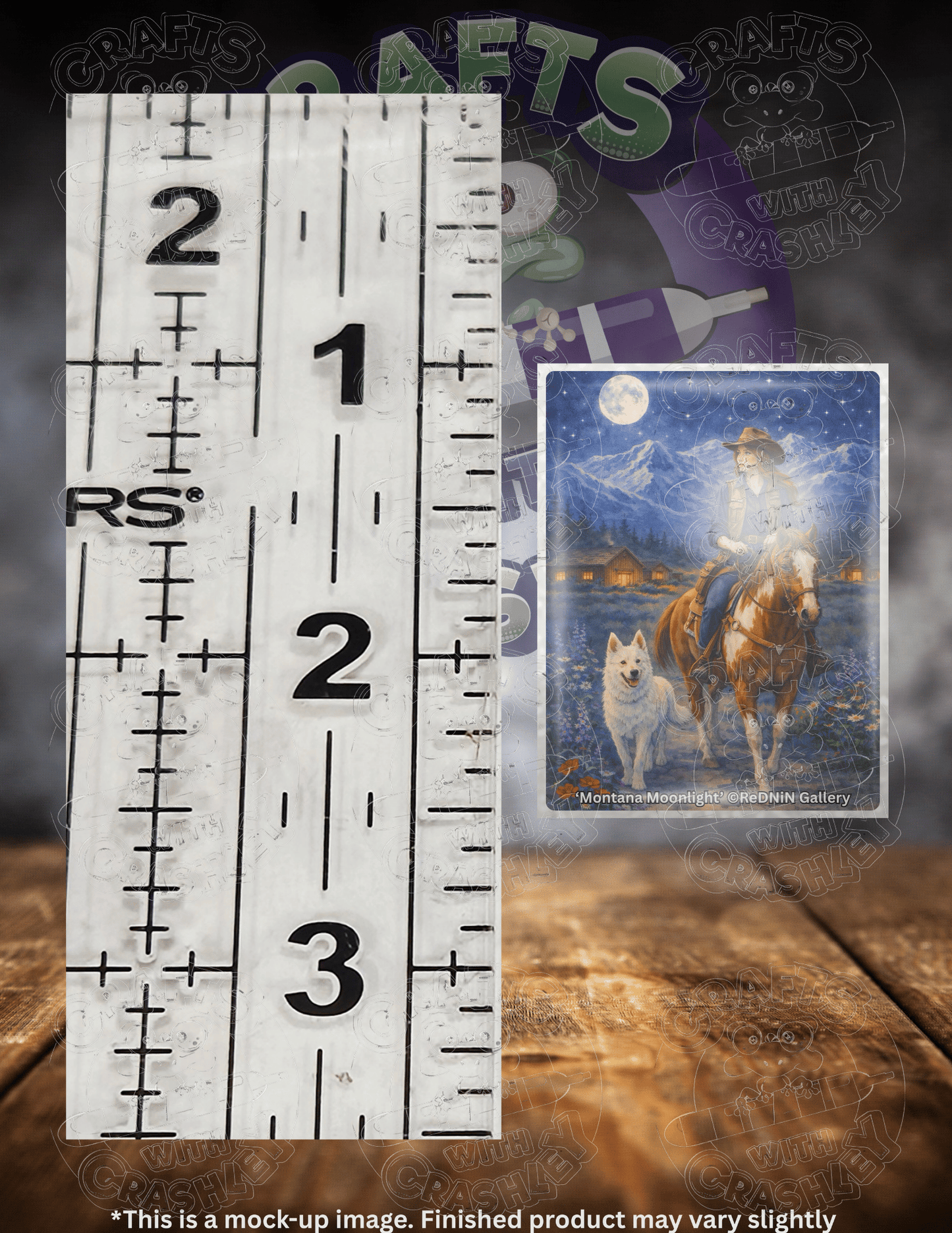 "Montana Moonlight" by ©RedNiN Gallery Premium Accessories for Diamond Painting