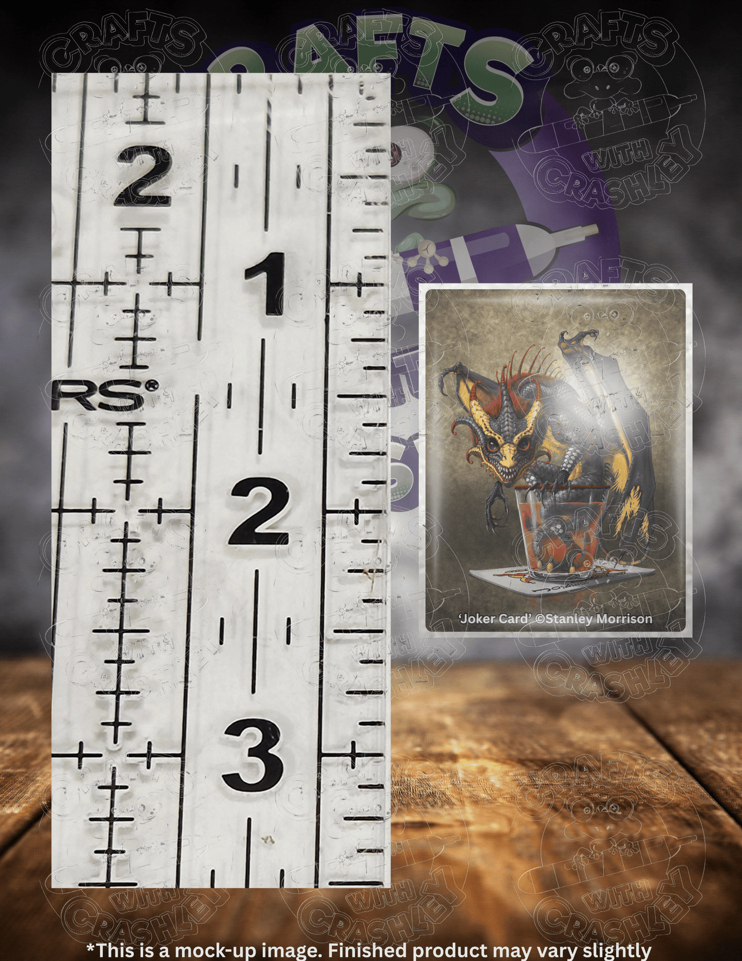 "Joker Card" by ©Stanley Morrison Premium Accessories for Diamond Painting