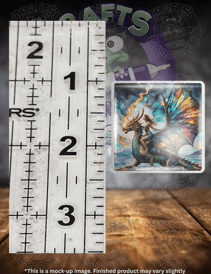 "Her Dragon" by ©Peggy Collins Premium Accessories for Diamond Painting