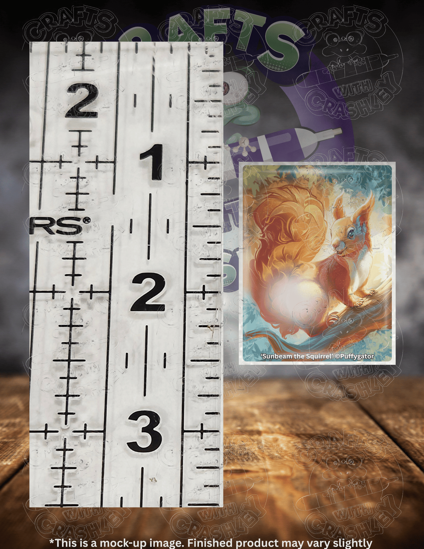 "Sunbeam the Squirrel" by ©Puffygator Premium Accessories for Diamond Painting