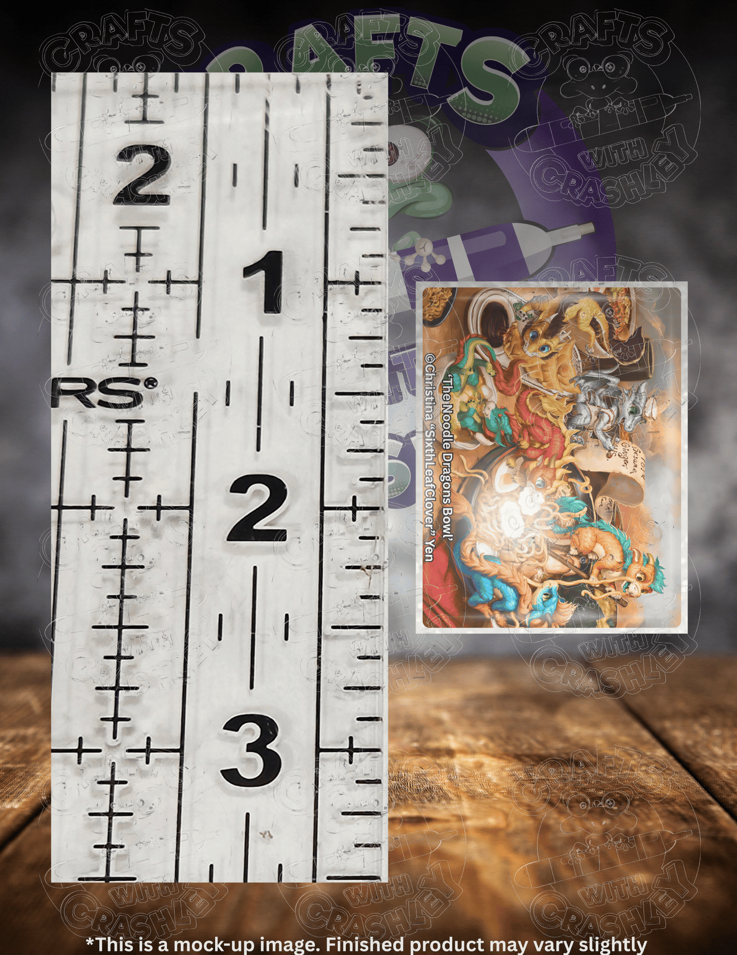 "The Noodle Dragons Bowl" by ©Christina "SixthLeafClover" Yen Premium Accessories for Diamond Painting