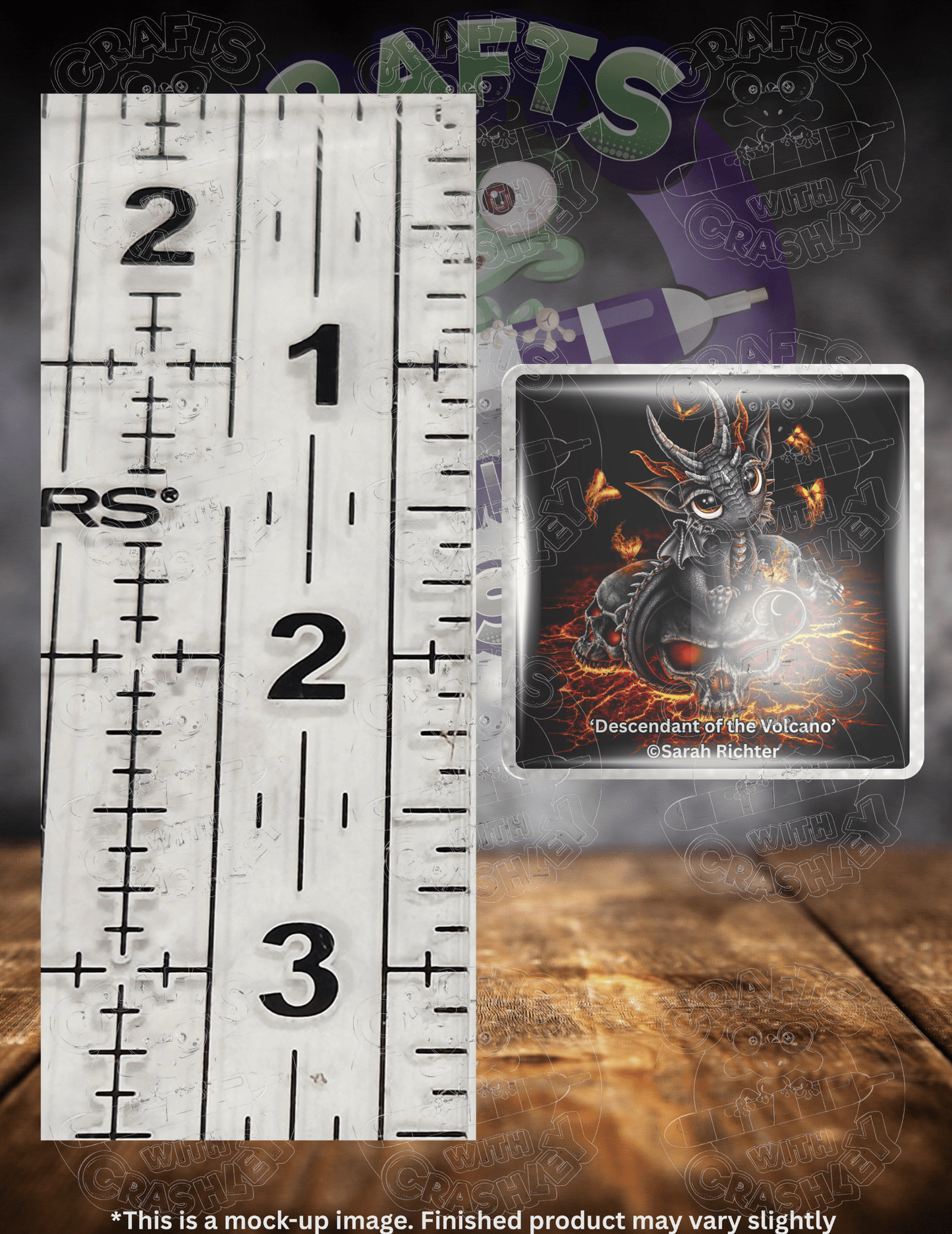 "Descendant of the Volcano" by ©Sarah Richter Premium Accessories for Diamond Painting