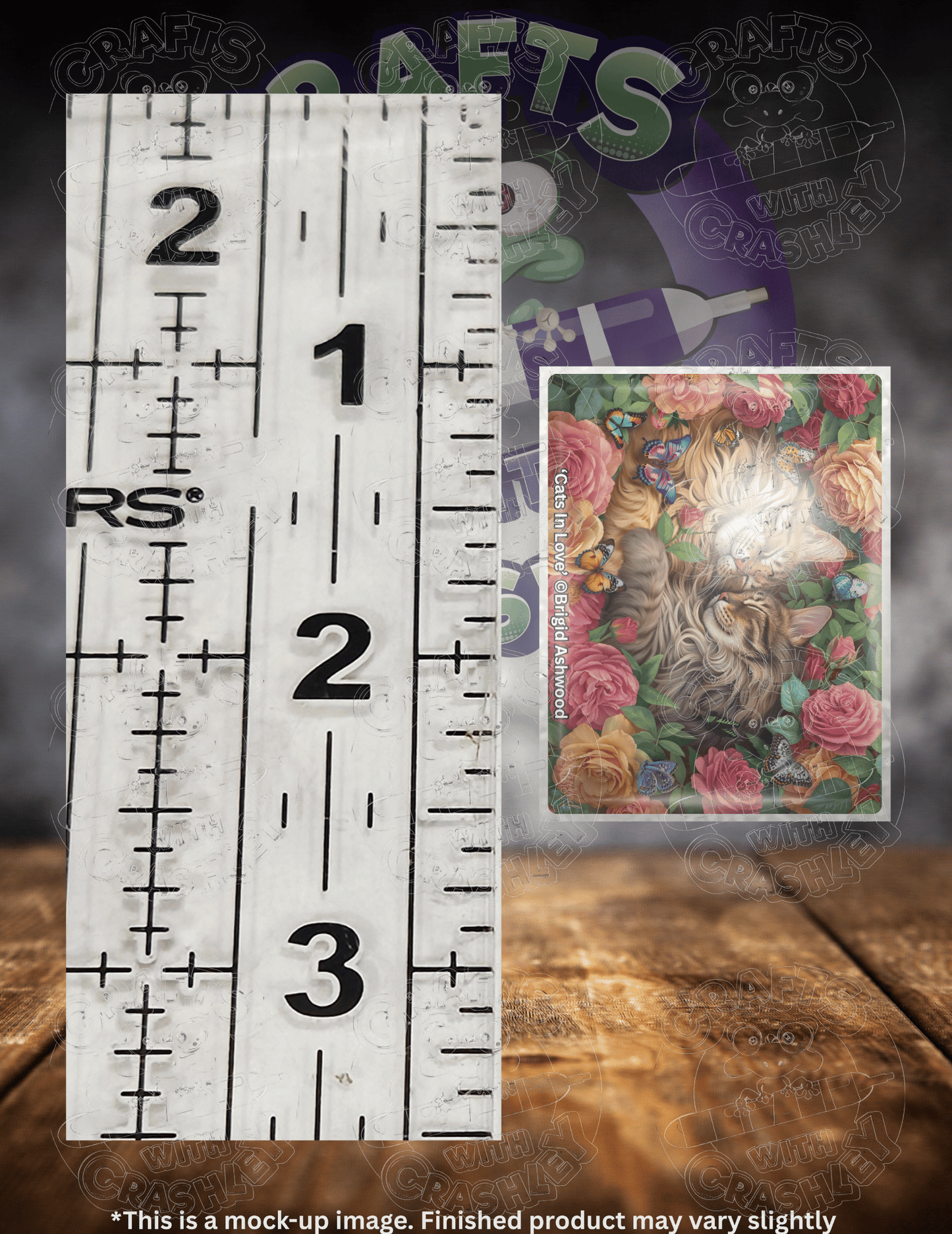 "Woofing From Home" by ©Brigid Ashwood Premium Accessories for Diamond Painting