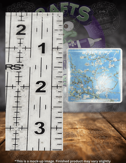 "Almond Blossoms" by Vincent Van Gogh Premium Accessories for Diamond Painting