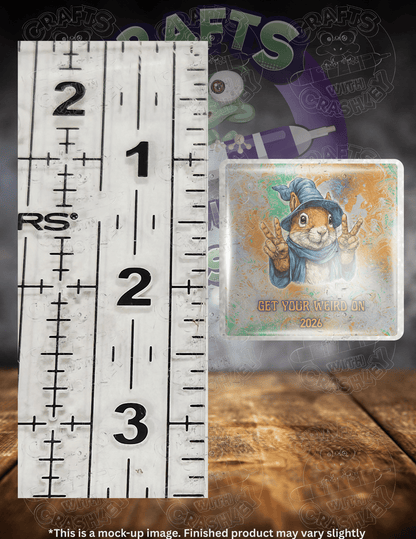 "Get Your Weird On 2026 Squirrel" Premium Accessories for Diamond Painting