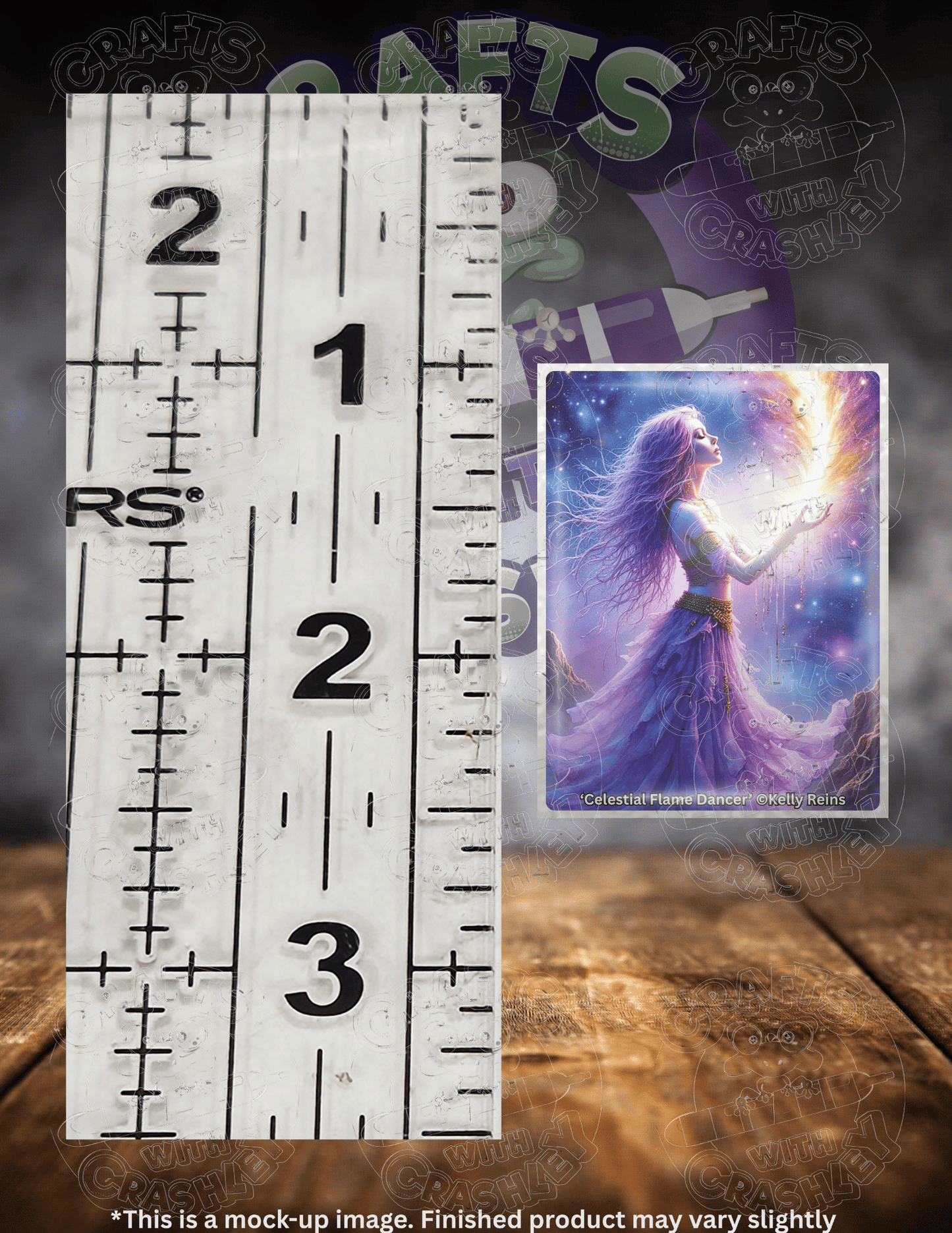 "Celestial Flame Dancer" by ©Kelly Reins Premium Accessories for Diamond Painting