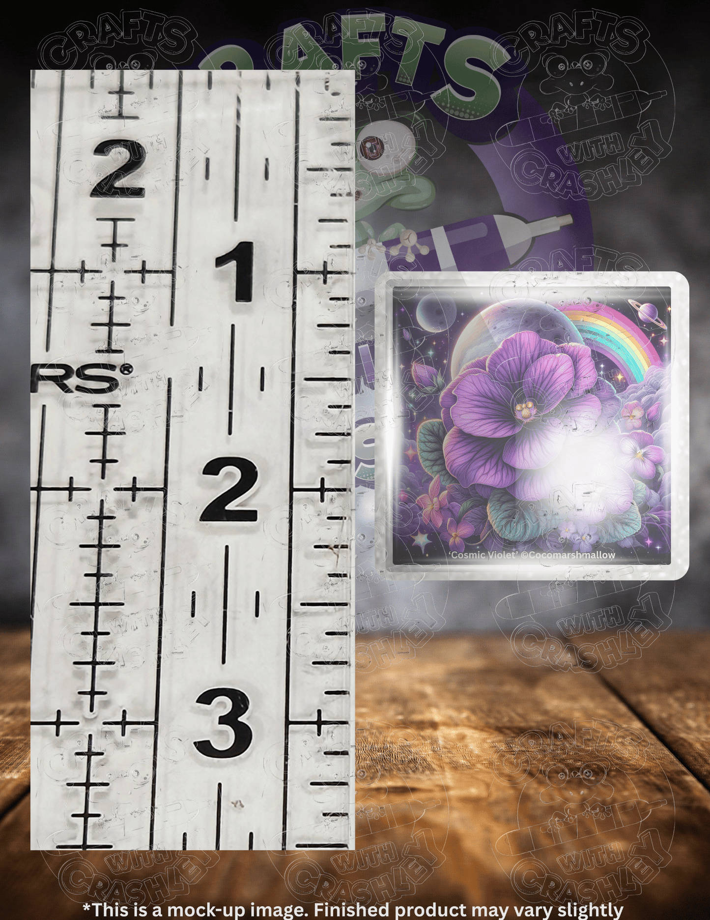 "Cosmic Violet" by ©Cocomarshmallow Premium Accessories for Diamond Painting