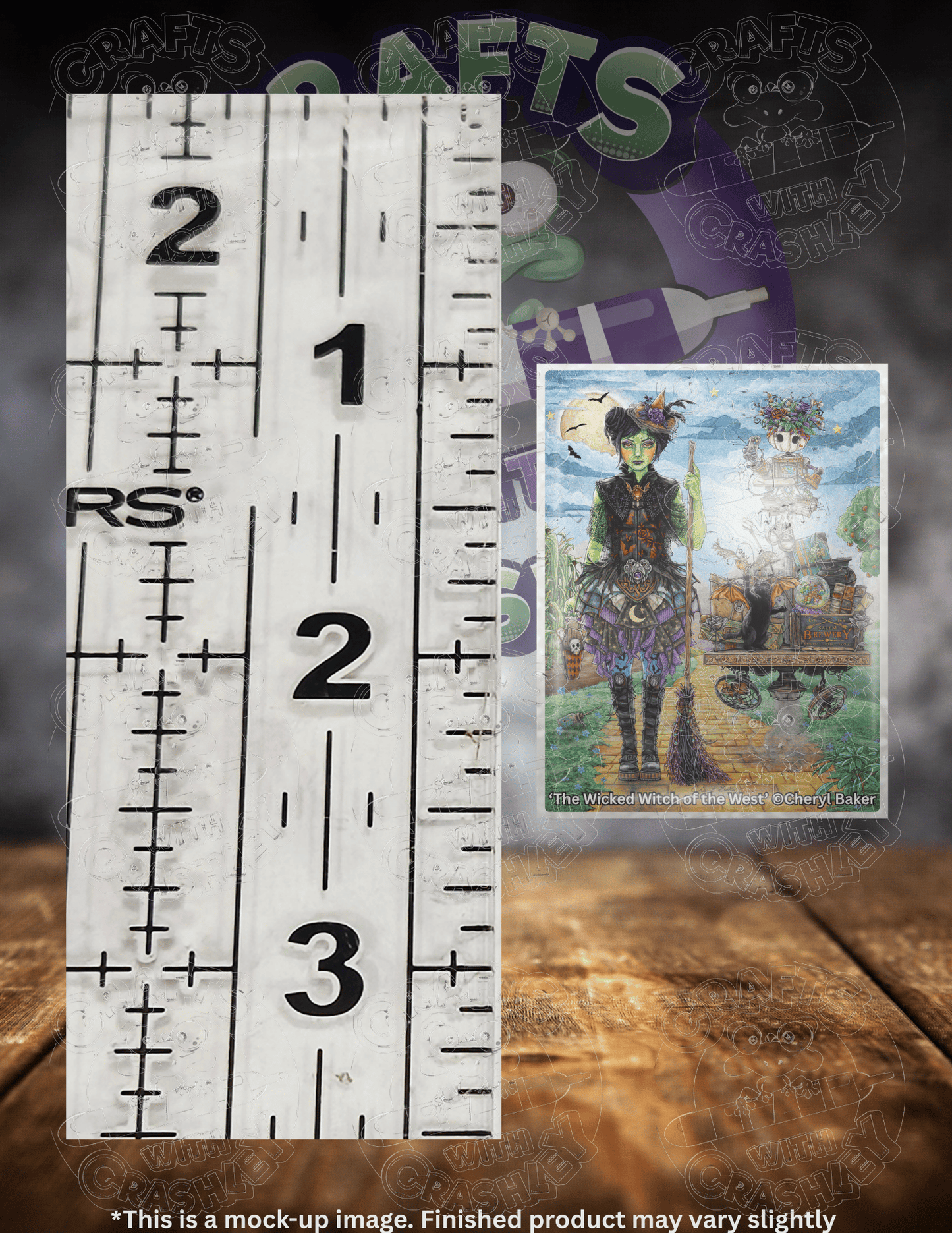 "The Wicked Witch of the West" by ©Cheryl Baker Premium Accessories for Diamond Painting