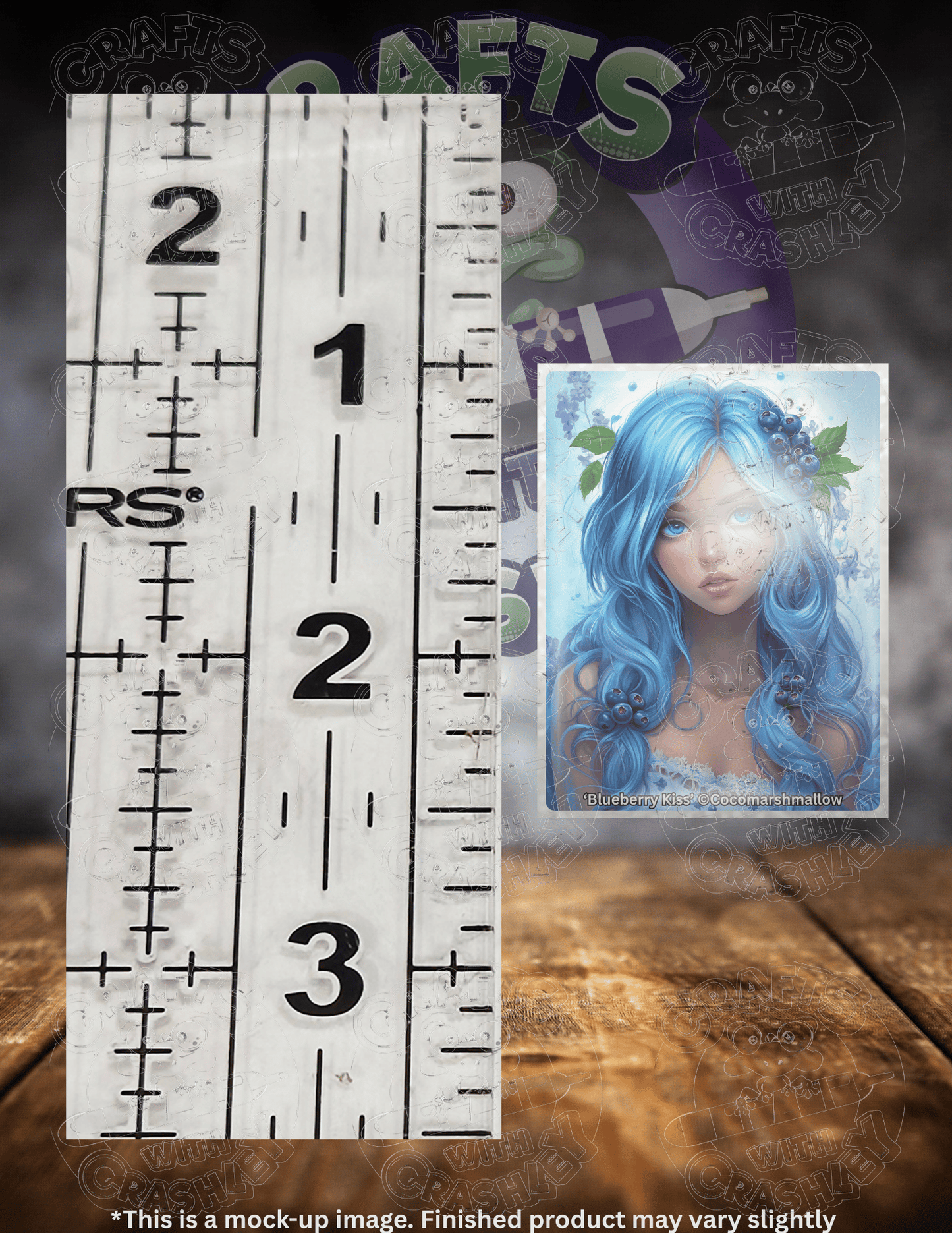 "Blueberry Kiss" by ©Cocomarshmallow Premium Accessories for Diamond Painting