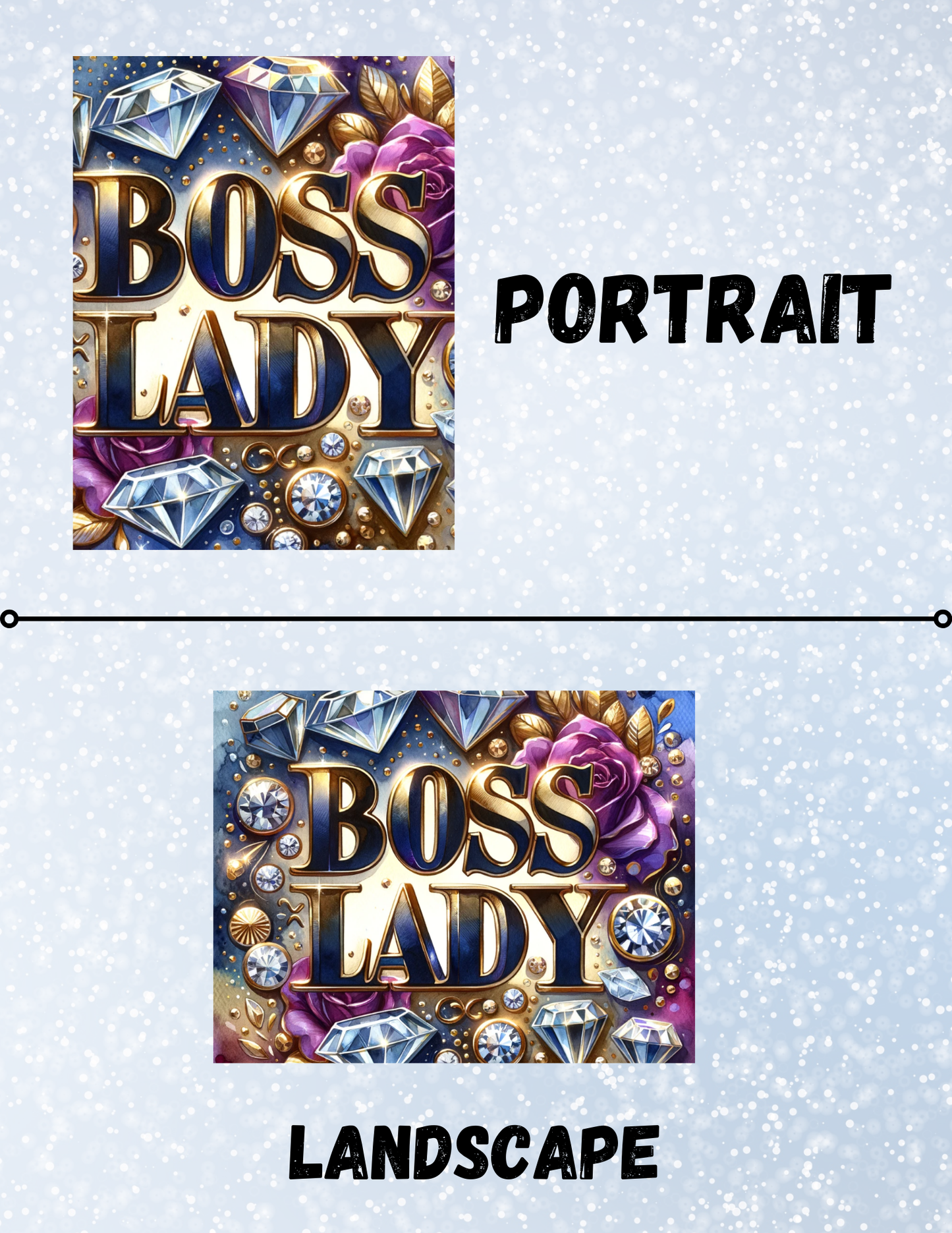 "Boss Lady" Decorative Diamond Painting Release Papers