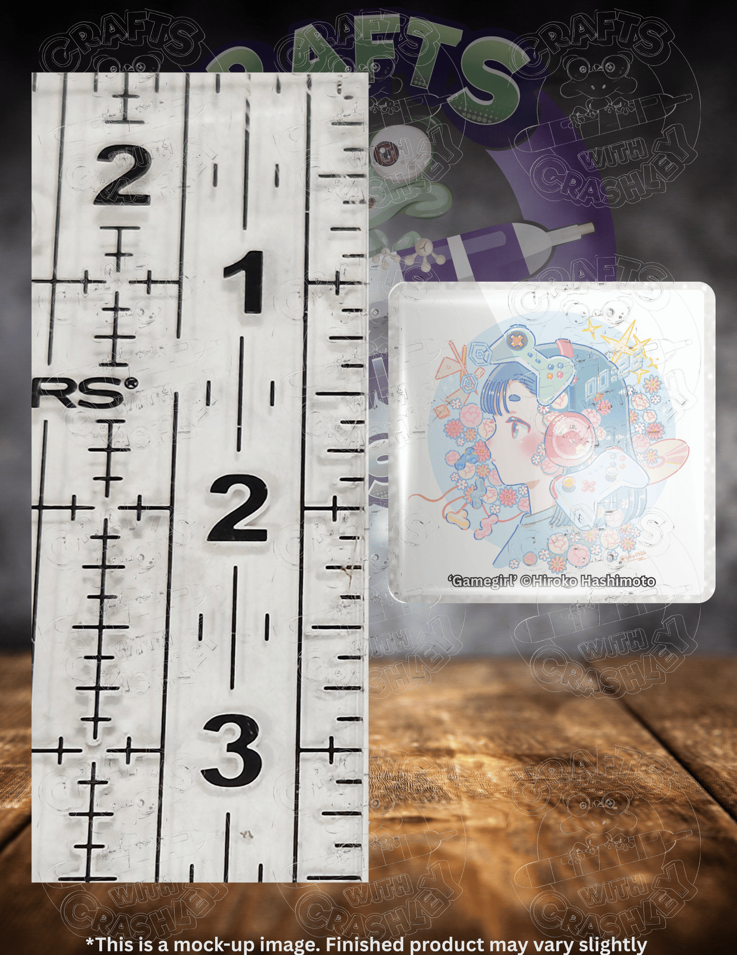 "Gamegirl" by ©Hiroko Hashimoto Premium Accessories for Diamond Painting