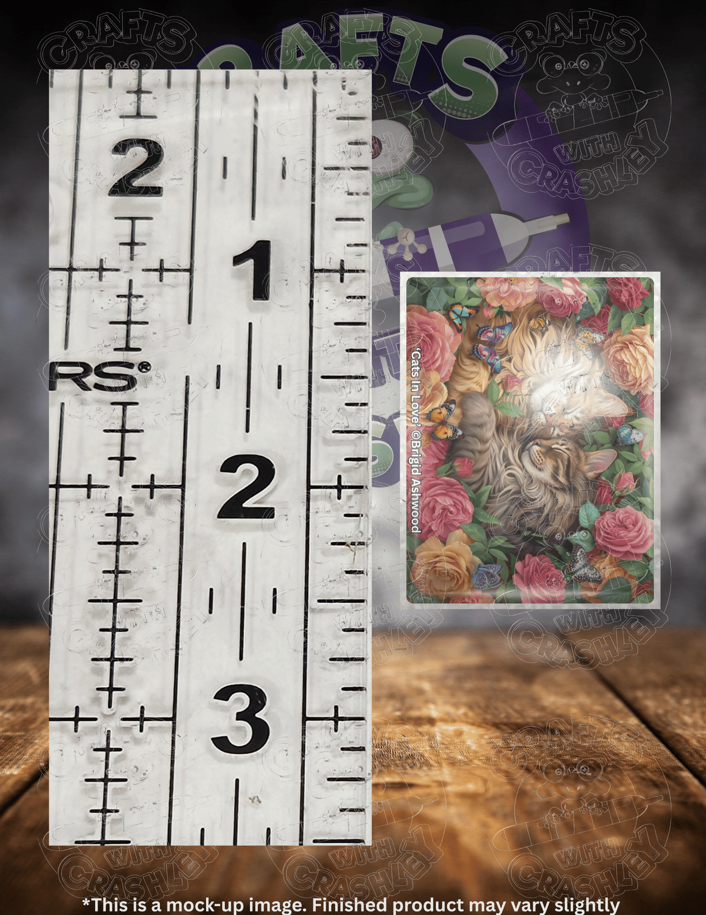 "Cats in Love" by ©Brigid Ashwood Premium Accessories for Diamond Painting