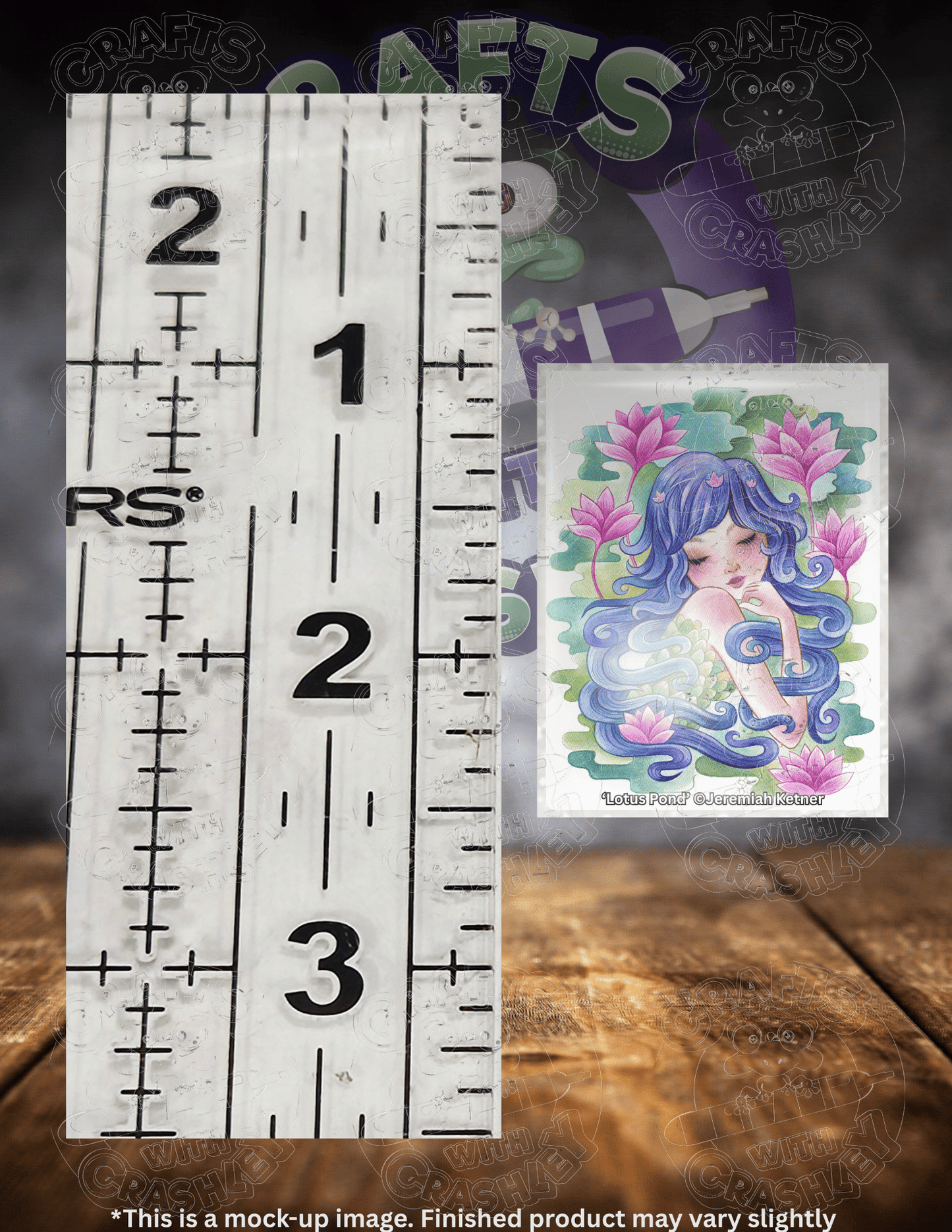 "Lotus Pond" by ©Jeremiah Ketner Premium Accessories for Diamond Painting