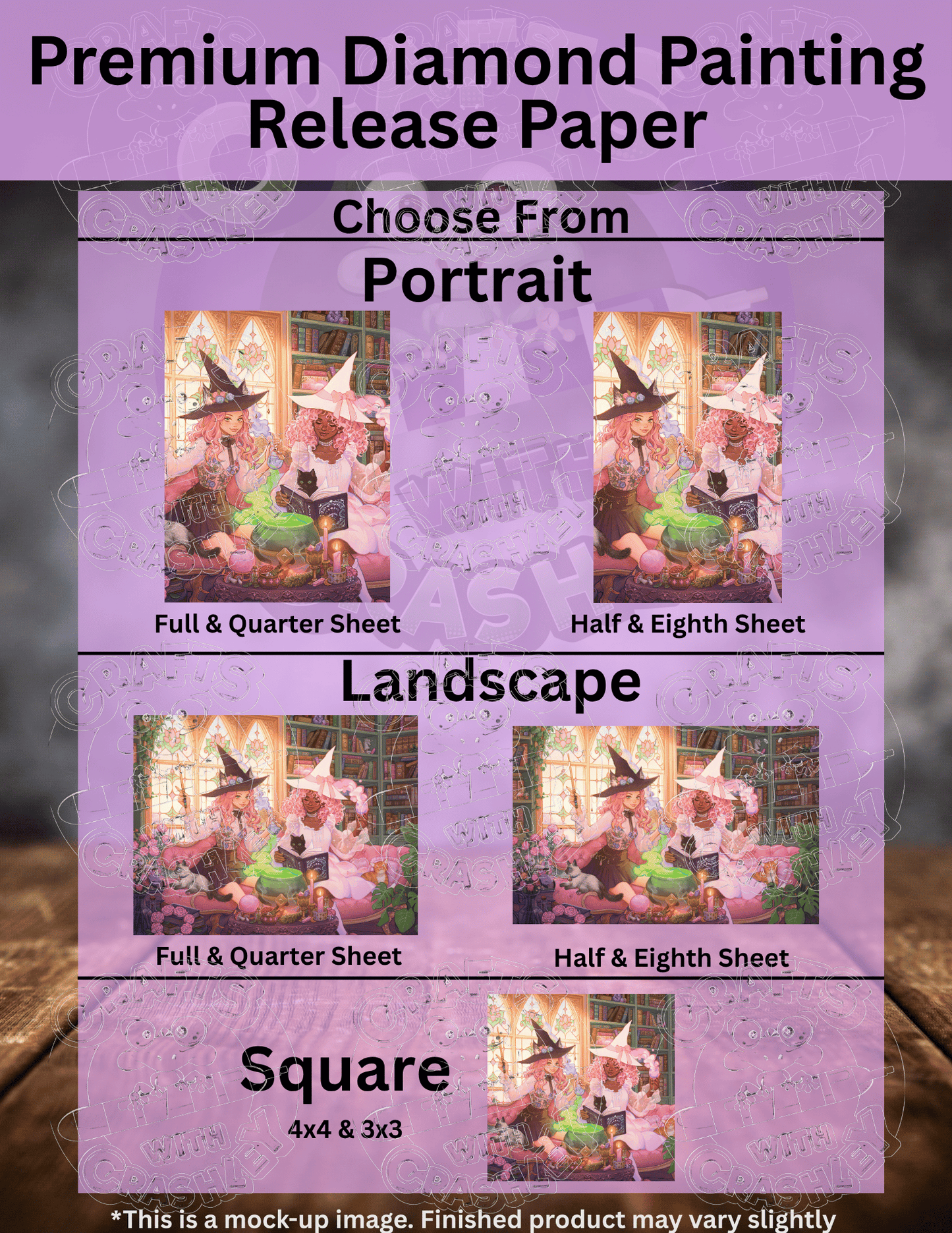 "Rose Library" by ©Ivy Dolamore Premium Accessories for Diamond Painting