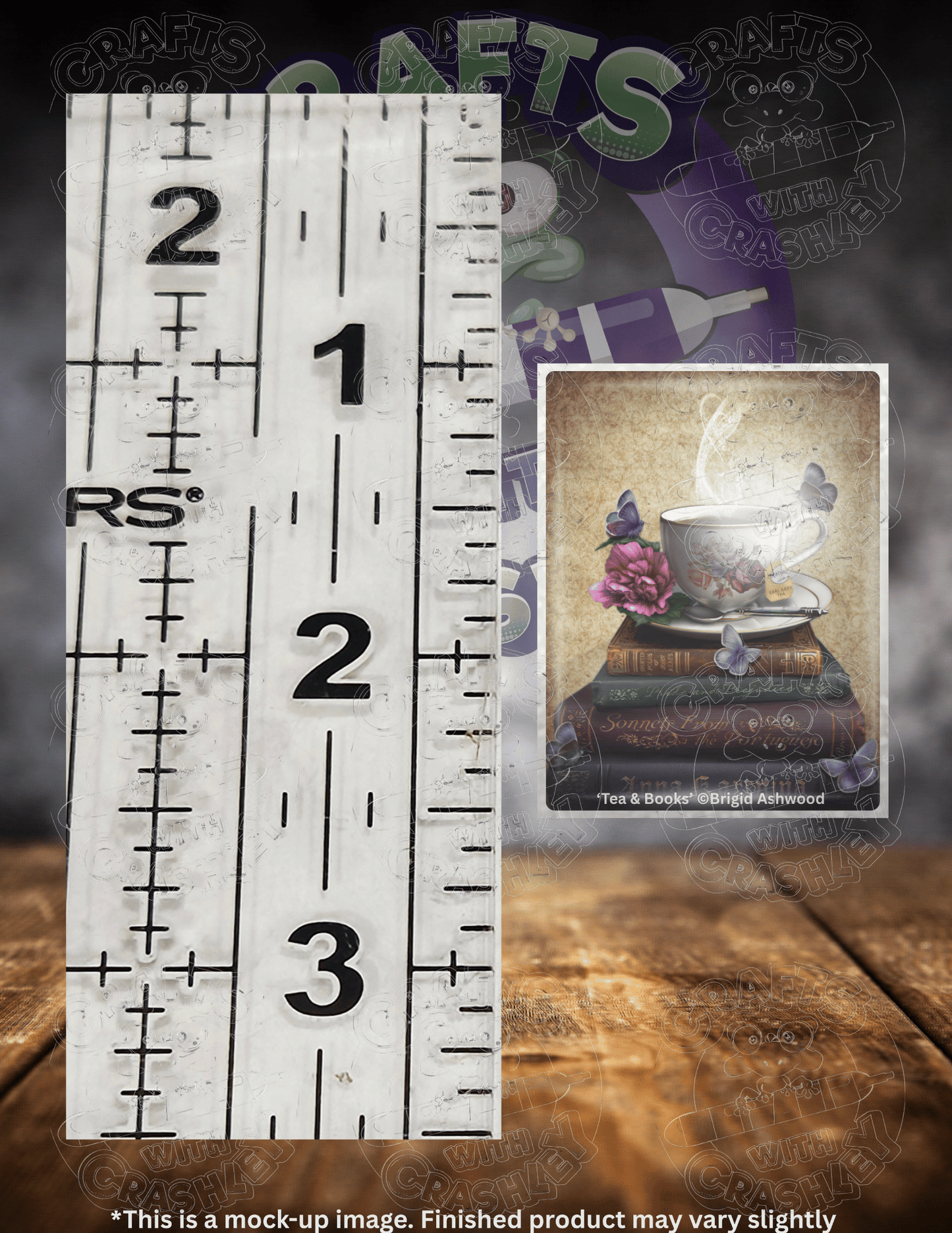 "Tea & Books" by ©Brigid Ashwood Premium Accessories for Diamond Painting