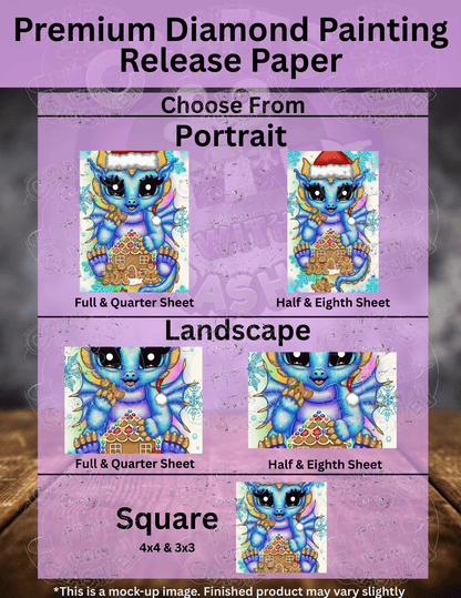 "Gingerbread Dragon" by ©Emma Casey Premium Accessories for Diamond Painting