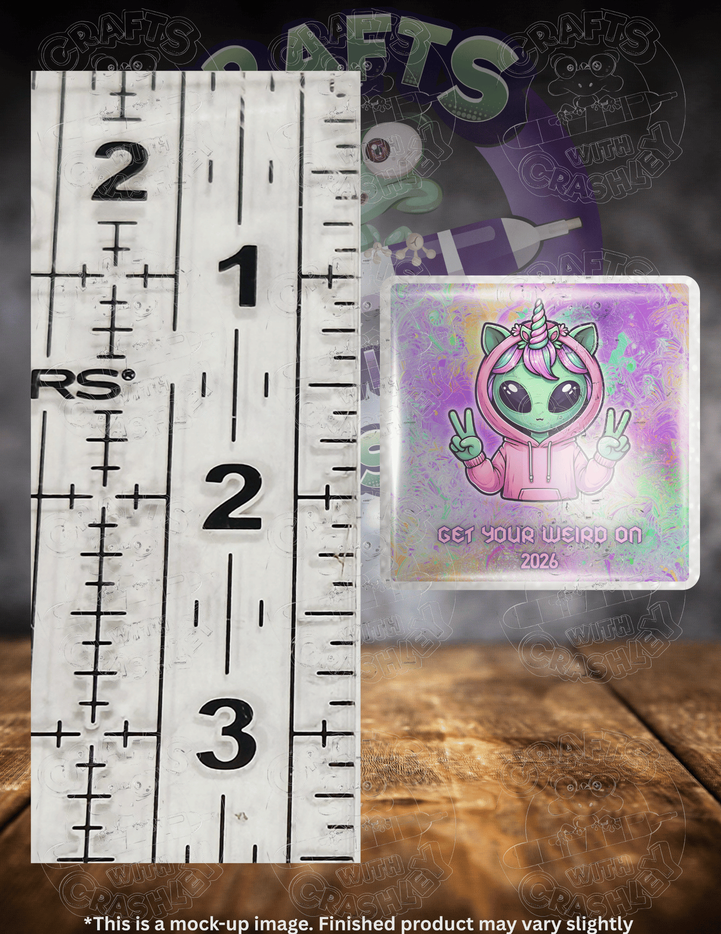 "Get Your Weird On 2026 Alien" Premium Accessories for Diamond Painting