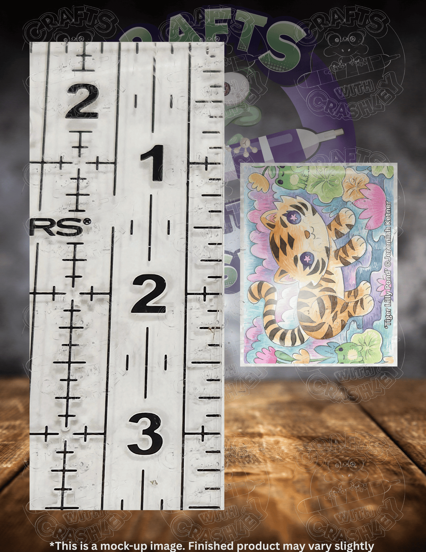 "Tiger Lilly Pond" by ©Jeremiah Ketner Premium Accessories for Diamond Painting