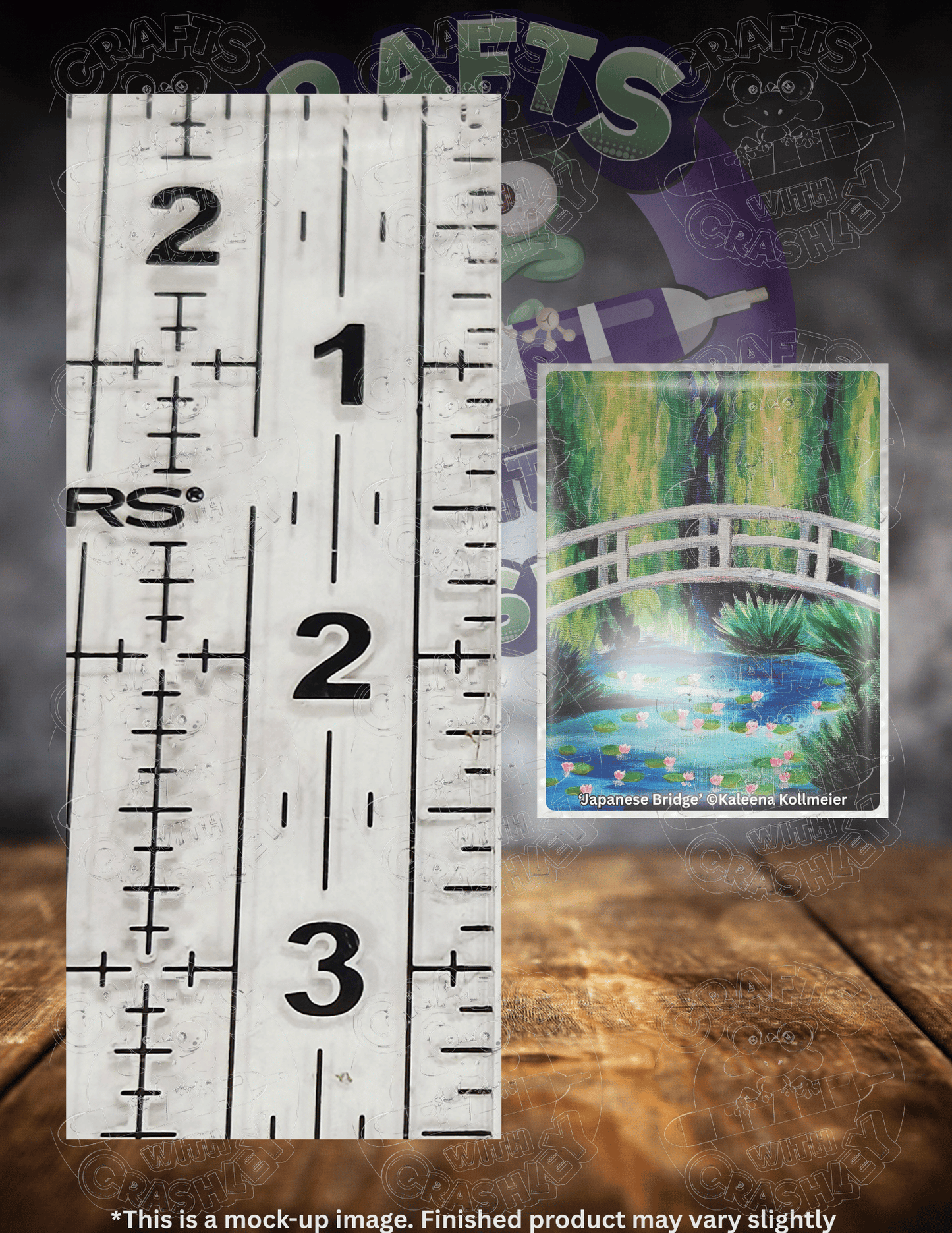 "Japanese Bridge" by ©Kaleena Kollmeier Premium Accessories for Diamond Painting