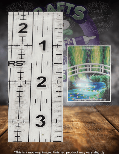 "Japanese Bridge" by ©Kaleena Kollmeier Premium Accessories for Diamond Painting