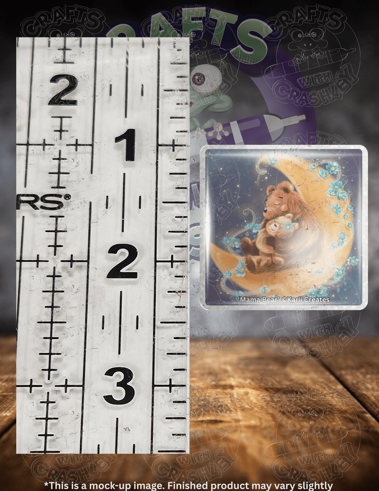 "Mama Bear" by ©Karii Creates Premium Accessories for Diamond Painting