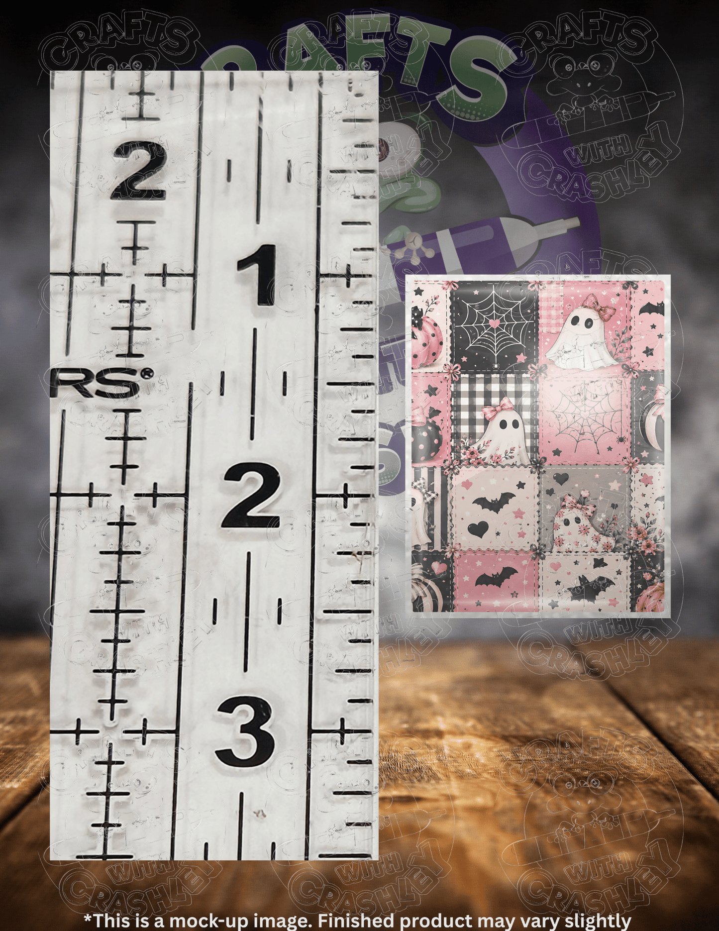 "Pink Halloween Patchwork" Premium Accessories for Diamond Painting