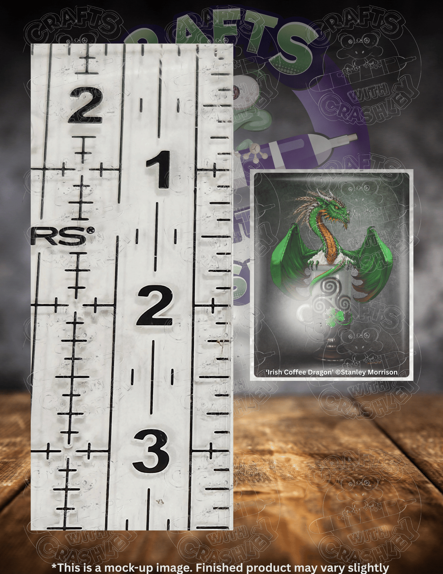 "Irish Coffee Dragon" by ©Stanley Morrison Premium Accessories for Diamond Painting