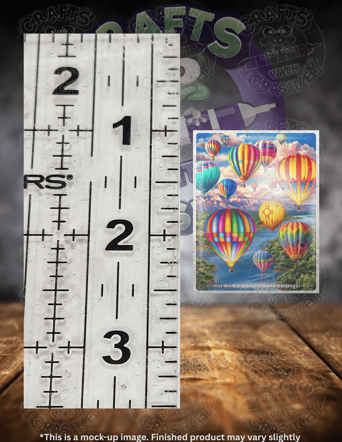 "Hot Air Balloons" by ©Dona Gelsinger Premium Accessories for Diamond Painting