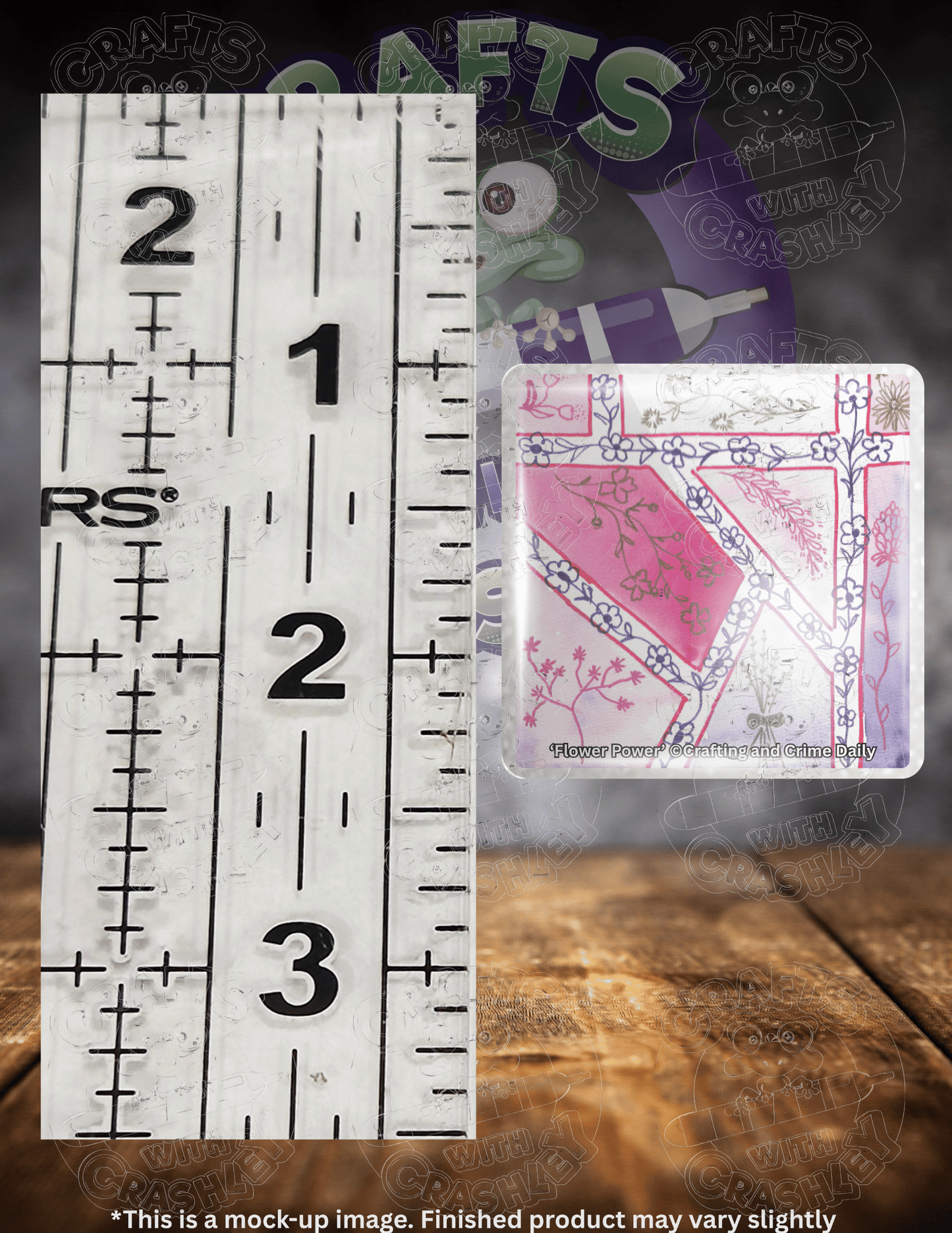 "Flower Power" by ©Crafting & Crime Daily Premium Accessories for Diamond Painting