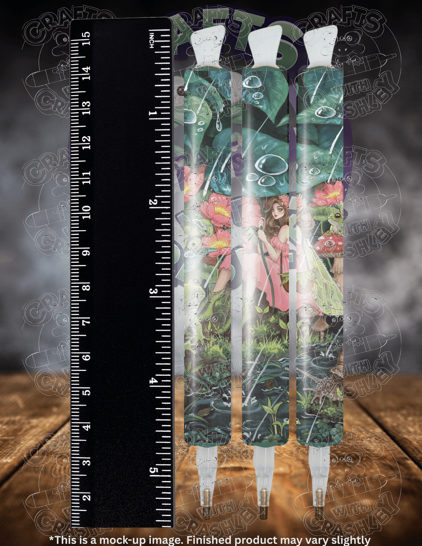 "Spring Rain" by ©Aria Illustration Premium Accessories for Diamond Painting